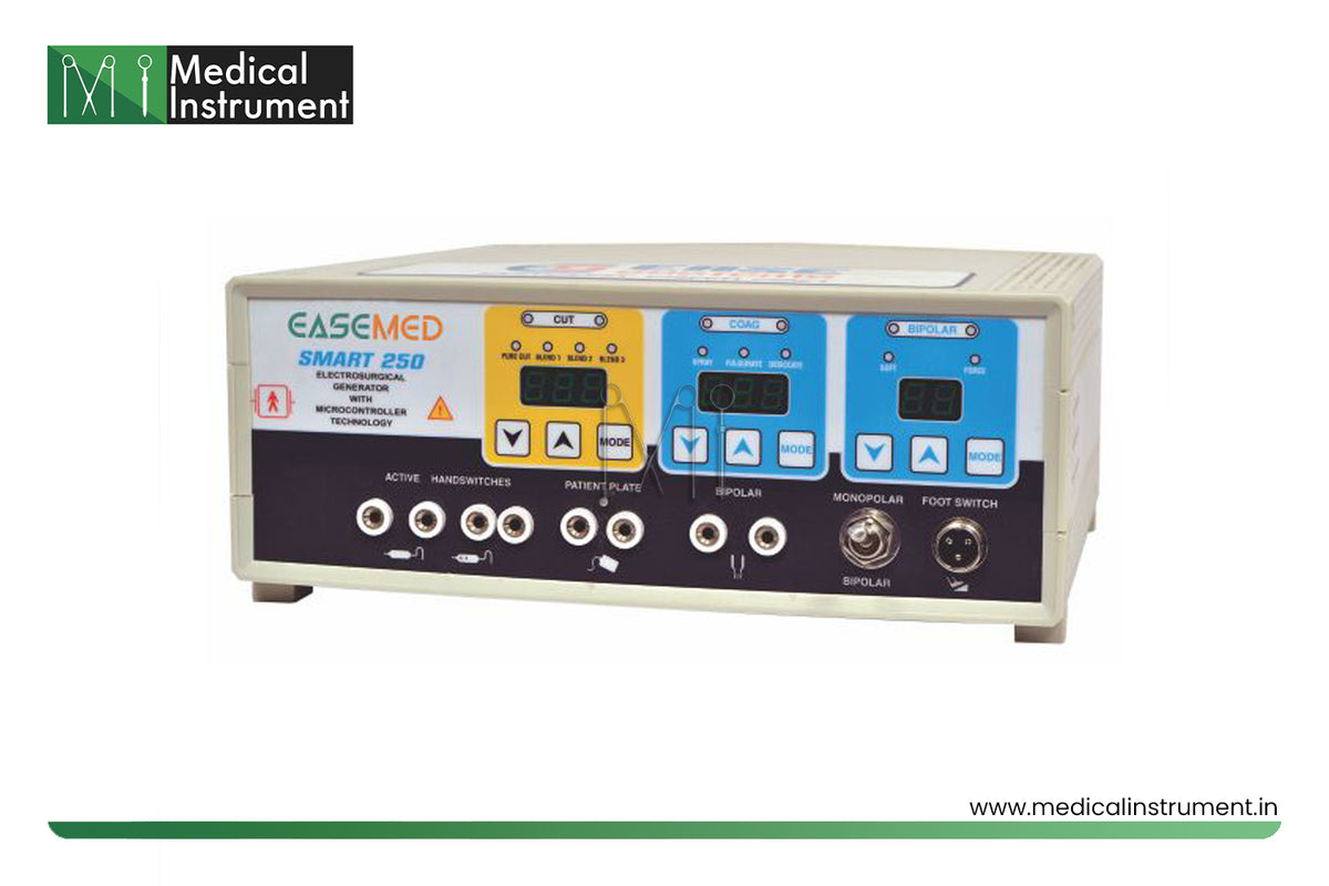 EASEMED | Laparoscopic SMART 250W Digital Cautery Electro Surgical Unit With Standard Accessories | 1 Year Warranty
