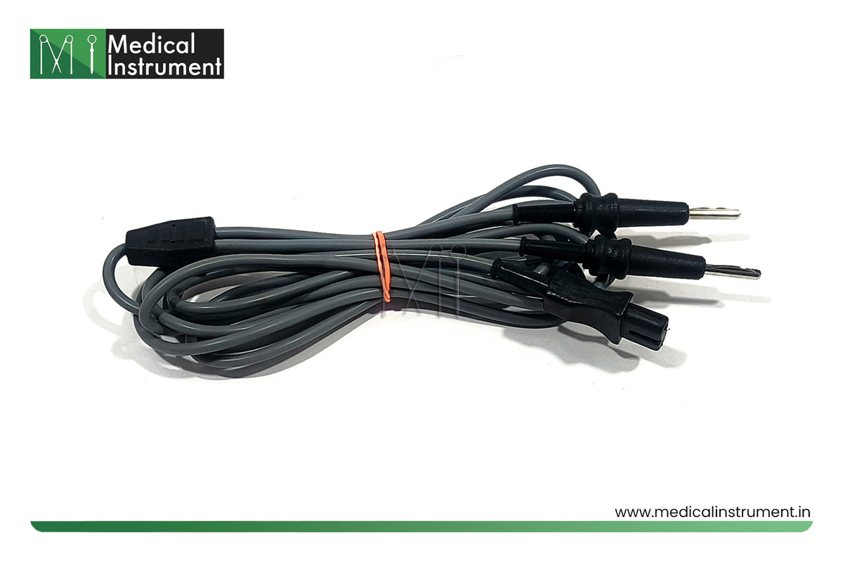 laparoscopic bipolar valleylab cable cord with 3 meter wire for compatible electrosurgical equipment