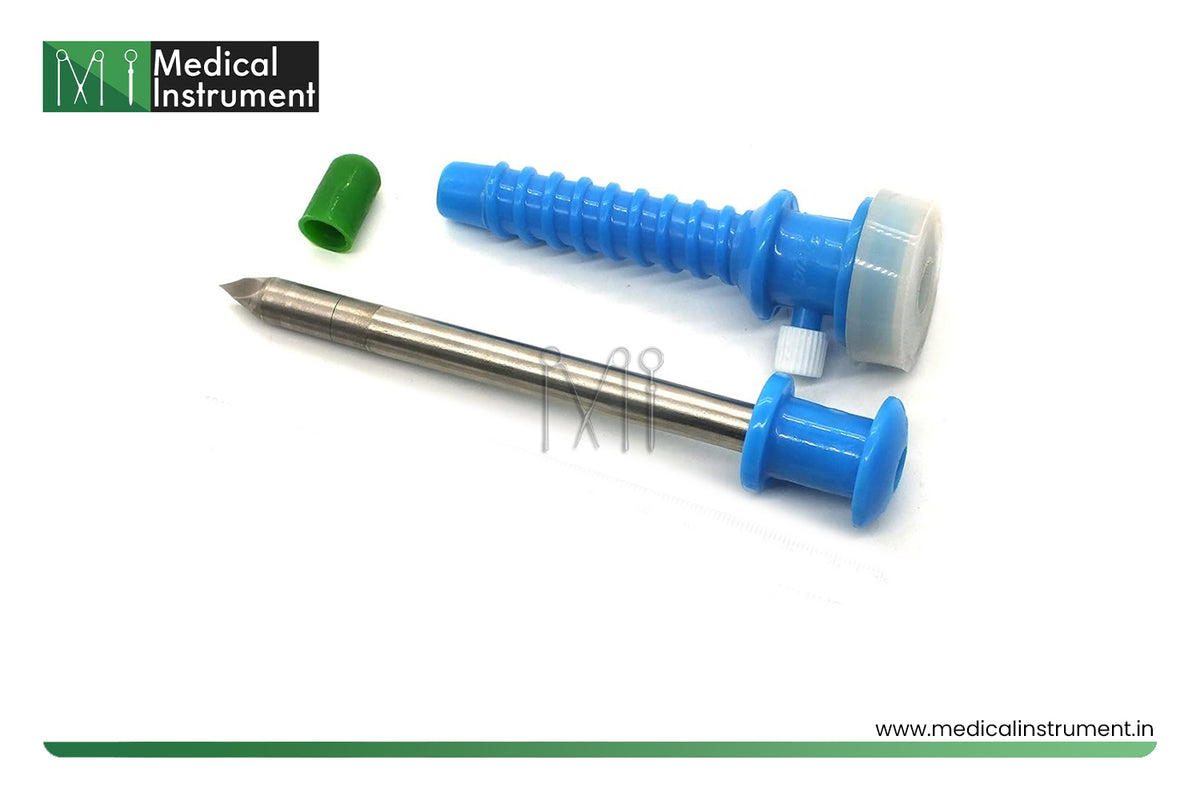 Disposable 10mm Plastic Apple Trocar with Cannula for Laparoscopic Surgery