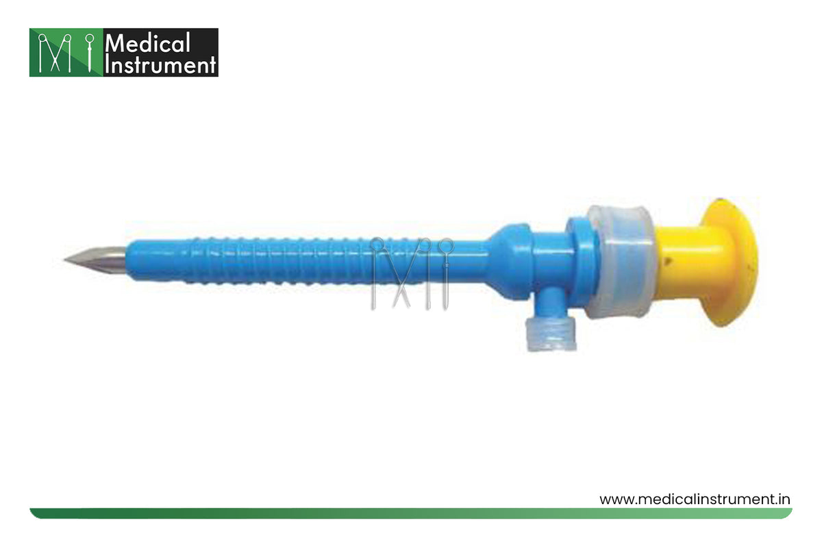 Disposable 5mm Plastic Apple Trocar with Cannula for Laparoscopic Surgery