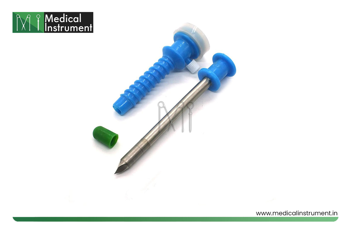Disposable 10mm Plastic Apple Trocar with Cannula for Laparoscopic Surgery