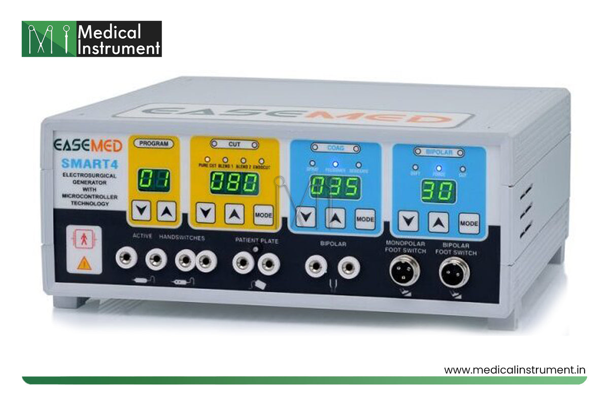 EASEMED | Laparoscopic SMART 4 400W Prog Digital Cautery Electro Surgical Unit With Standard Accessories | 1 Year Warranty