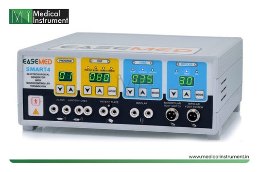 EASEMED | Laparoscopic SMART 4 400W Prog Digital Cautery Electro Surgical Unit With Standard Accessories | 1 Year Warranty