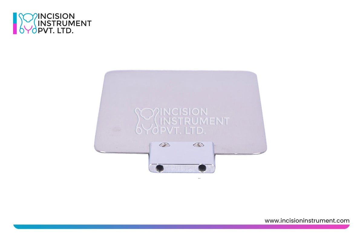Laparoscopic Surgical Patient Plate Stainless Steel 11 x 6 Inch | Mumbai India