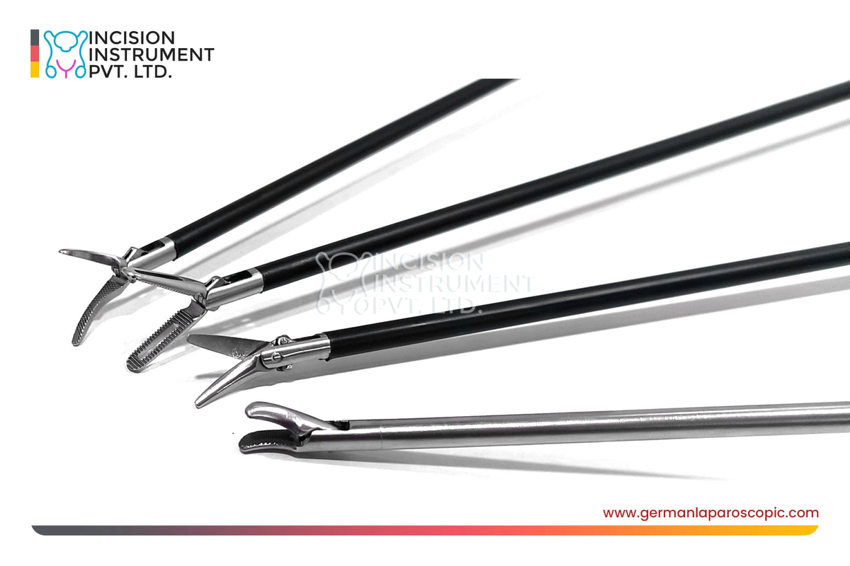 4pcs Karl Storz Type German Laparoscopic Endo Trainer Instrument Set 5mm x 330mm