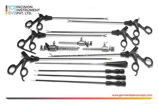 13pcs Karl Storz Type German Laparoscopic Instrument Set 5mm x 330mm