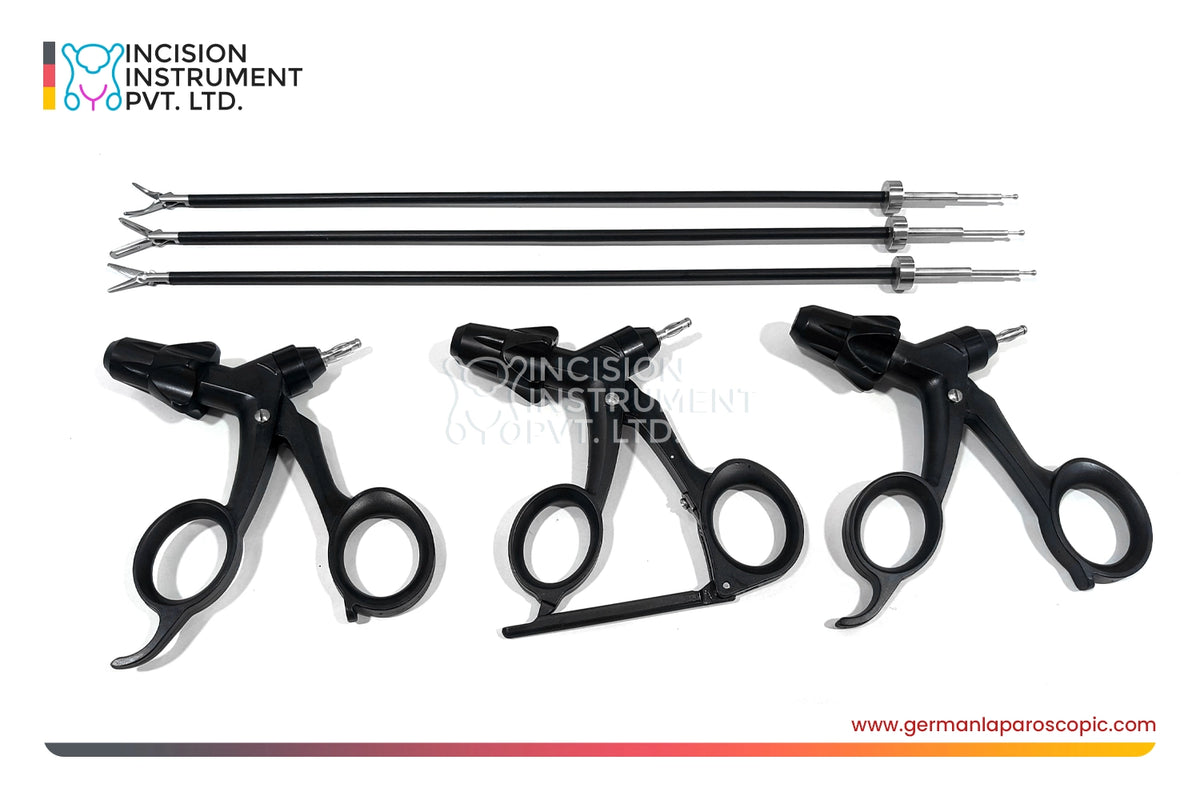 3pcs Karl Storz Type German Laparoscopic Instrument Set 5mm × 330mm