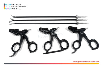 3pcs Karl Storz Type German Laparoscopic Instrument Set 5mm × 330mm