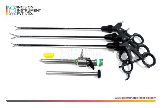 5pcs Karl Storz Type German Laparoscopic Instrument Set 5mm x 330mm