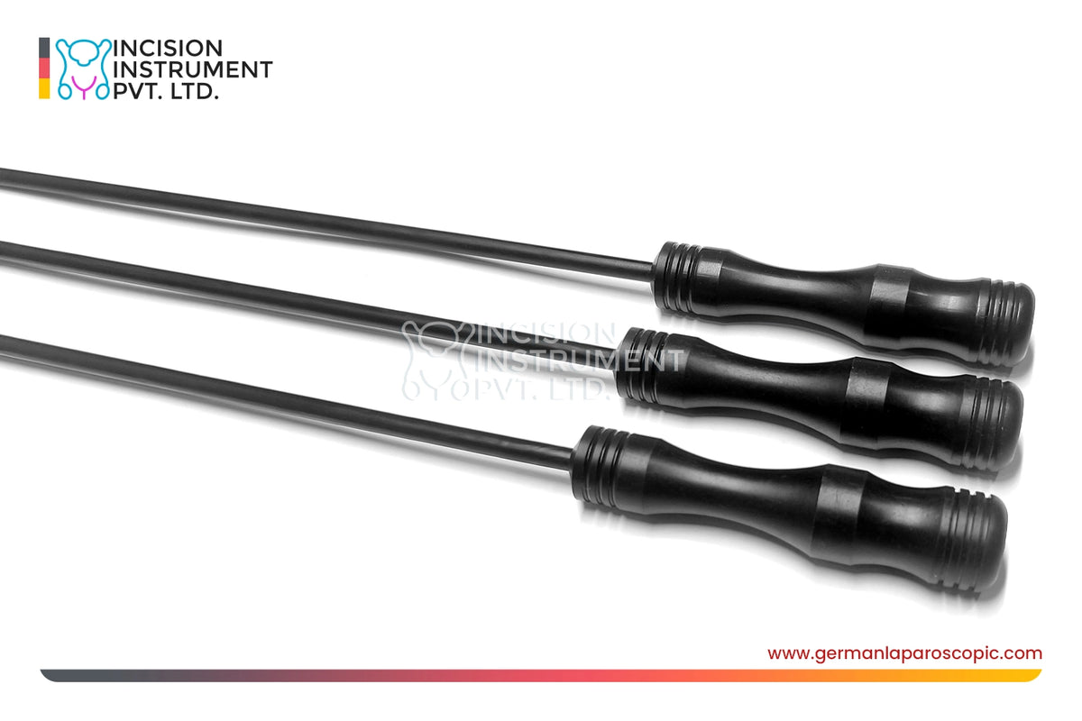 German Laparoscopic Ceramic L , J , Spatula Monopolar Electrode Set 5mm × 330mm