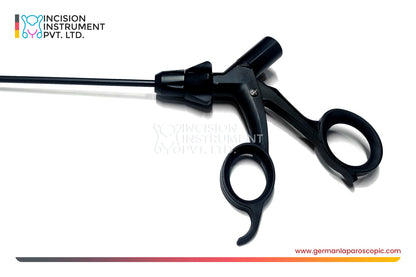 Karl Storz Type German Laparoscopic Vessel Shearer | Silver Jaw 5mm × 330mm