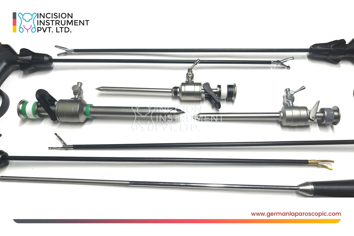 13pcs Karl Storz Type German Laparoscopic Instrument Set 5mm x 330mm