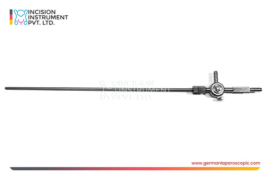 German Laparoscopic Thumb Suction Irrigation Cannula 10mm - 5mm x 330mm