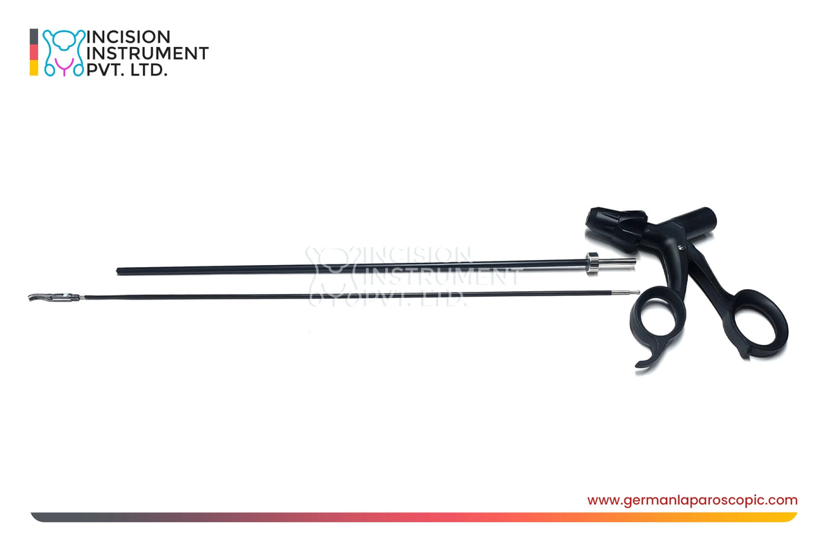 Karl Storz Type German Laparoscopic Vessel Shearer | Silver Jaw 5mm × 330mm