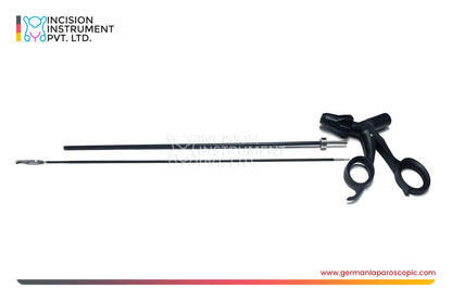 Karl Storz Type German Laparoscopic Vessel Shearer | Silver Jaw 5mm × 330mm