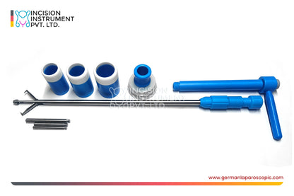 German Laparoscopic Mangeshkar-Type Uterine Manipulator 10mm × 330mm