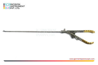 German Laparoscopic Ethicon-Type Needle Holder Gold Handle 5mm x 330mm