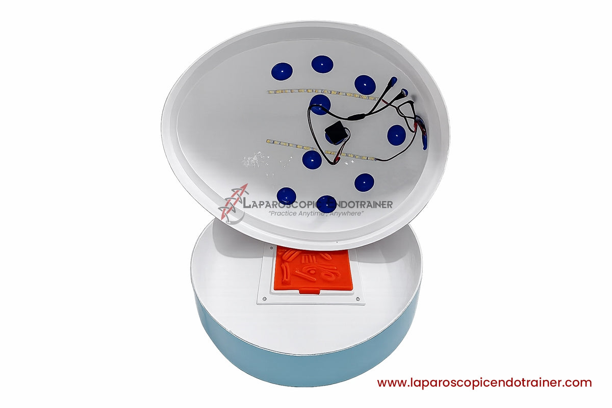 Laparoscopic Oval Egg Anda Shape | 360° Degree Fix HD Camera | 5 Reusable Instruments |  TV, Laptop, Mobile & HDMI Connection