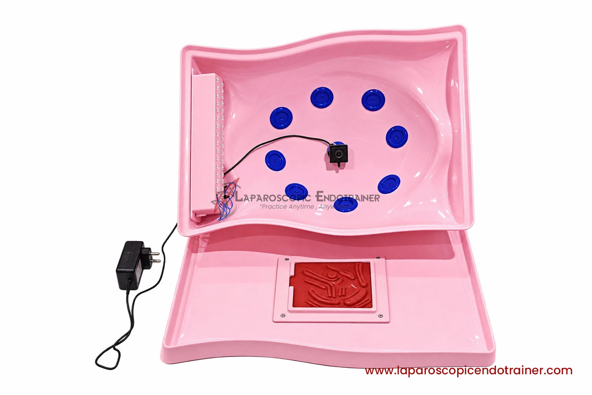 Laparoscopic Full Body Shape | 360° Degree Fix Camera | 5 Reusable Instruments | TV, Laptop, Mobile & HDMI Connection