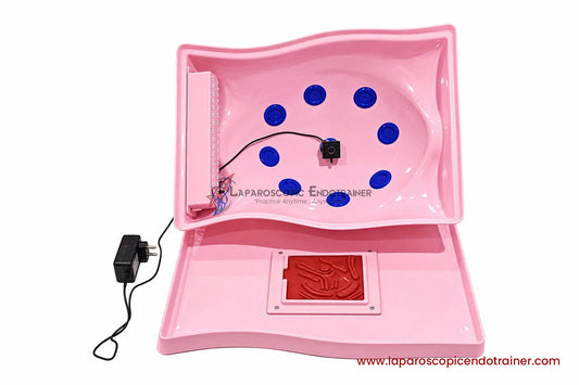Laparoscopic Full Body Shape | 360° Degree Fix Camera | 5 Reusable Instruments | TV & Laptop Connection