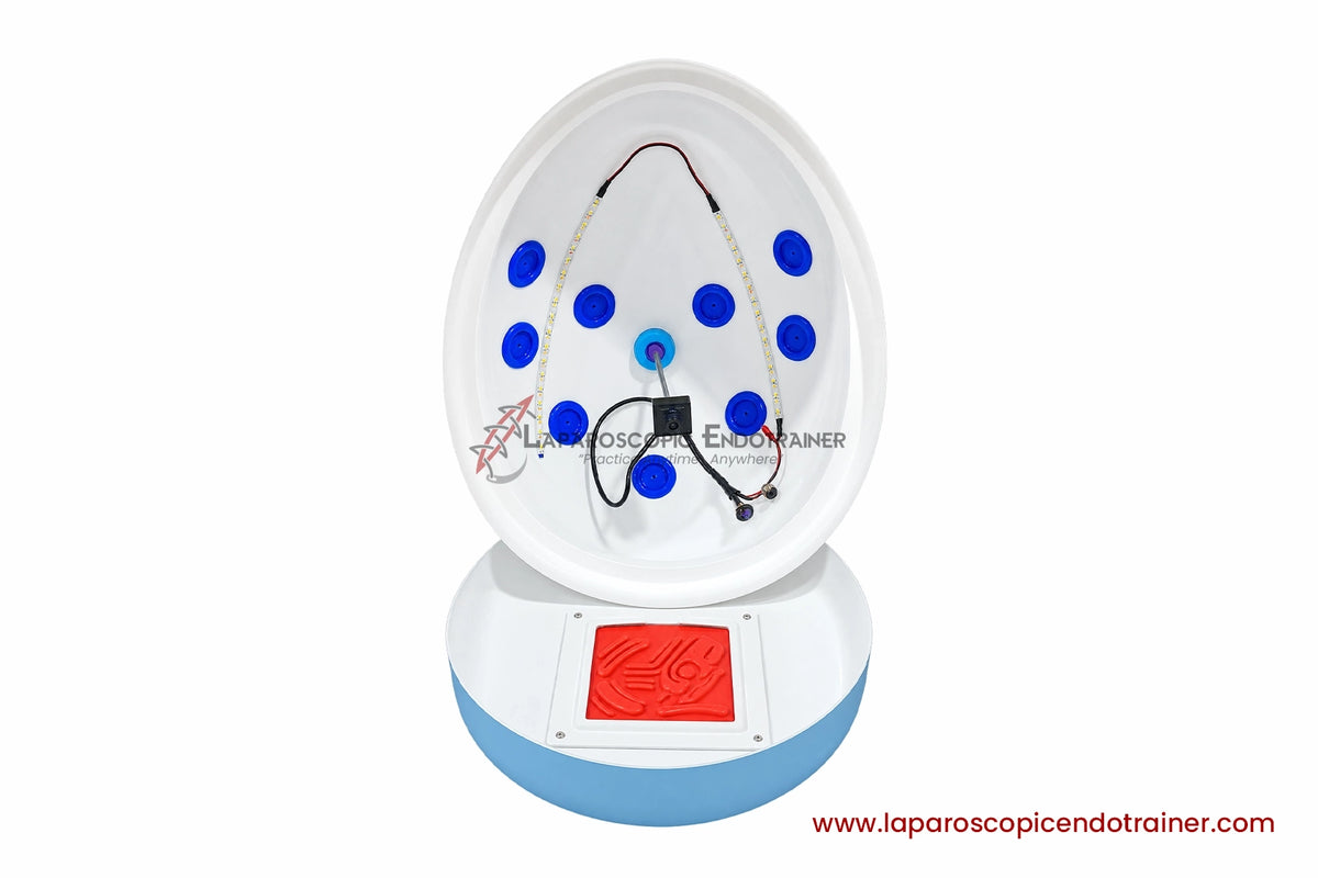 Laparoscopic Oval Egg Anda Shape | 360° Degree Detachable Camera | Zoom-In Zoom-Out Function | 5 Reusable Instruments |  TV, Laptop, Mobile & HDMI Connection