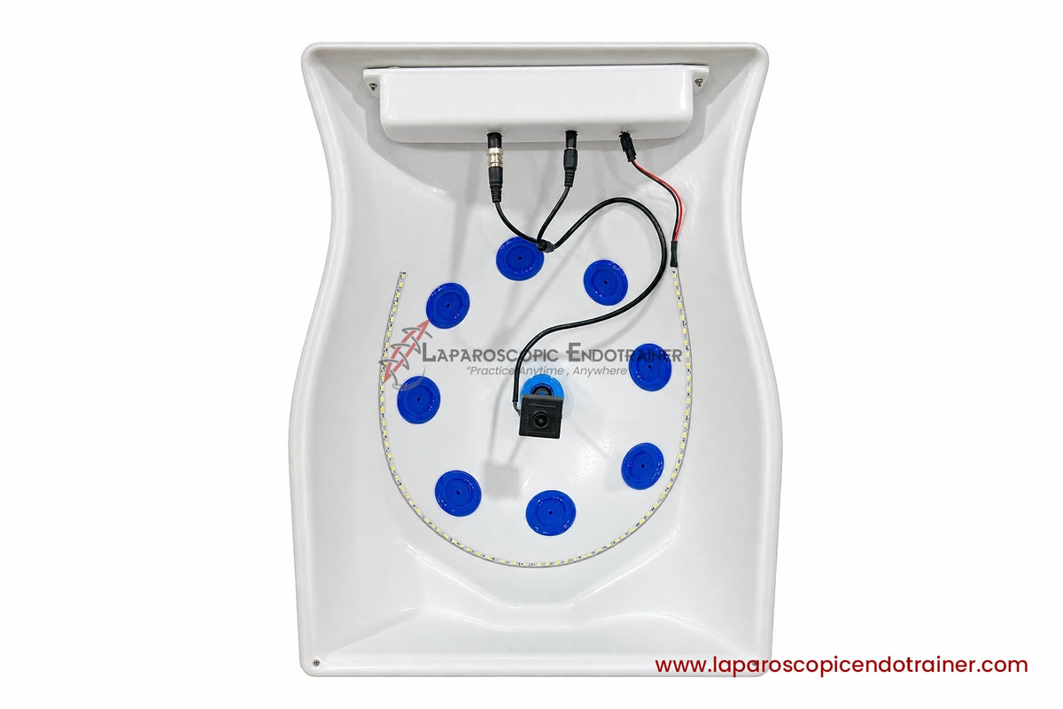 Laparoscopic Full Body Shape | 360° Degree Detachable Camera | Zoom-In Zoom-Out Function | 5 Reusable Instruments | TV , Laptop Connection