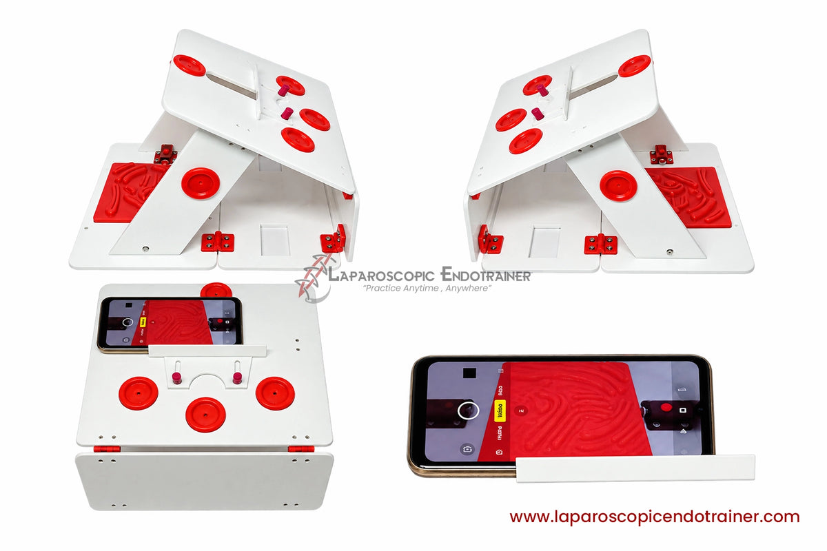 Laparoscopic Portable Foldable Android Mobile Endotrainer | No Electricity Require | Practice Kit