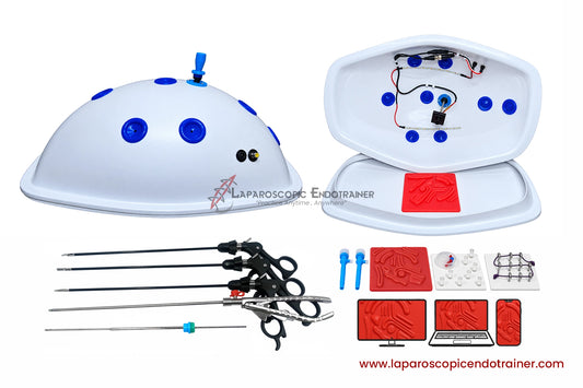 Laparoscopic Ethcion Turtle Shape | 360° Degree Fix HD Camera | 5 Reusable Instruments | TV, Laptop & Mobile Connection