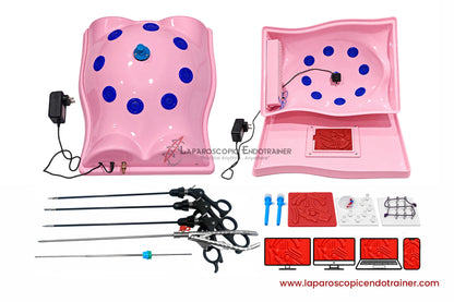 Laparoscopic Full Body Shape | 360° Degree Fix Camera | 5 Reusable Instruments | TV, Laptop, Mobile & HDMI Connection