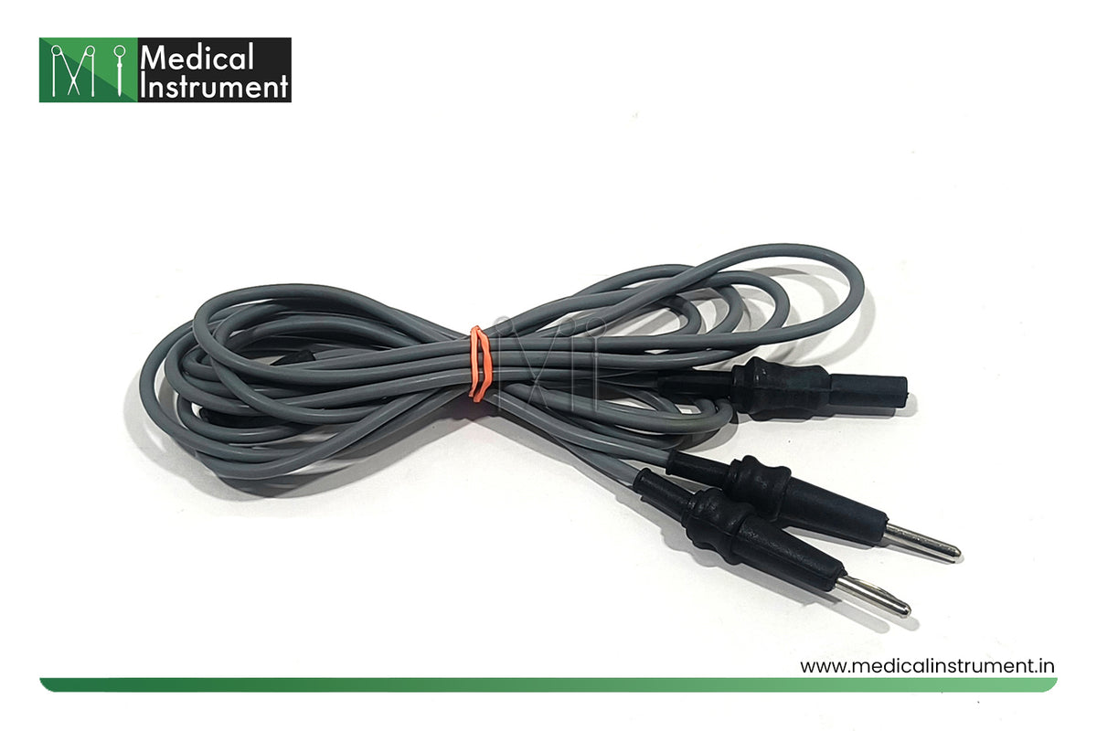 laparoscopic martin electrosurgical cable cord with 3 meter wire for compatible surgical equipment