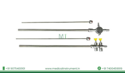 Laparoscopic thumb trumpet suction irrigation cannula 10–5mm × 330mm reusable stainless CE certified