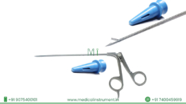 Laparoscopic port closure suture passer 2.5mm×170mm reusable stainless CE certified