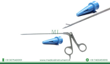 Laparoscopic port closure suture passer 2.5mm×170mm reusable stainless CE certified