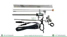 Laparoscopic resectoscope TURP set 24Fr 26Fr monopolar bipolar inner outer sheath with cable reusable stainless CE certified