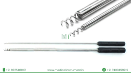 Gynecology laparoscopic myoma screw 5mm 10mm×330mm reusable stainless steel CE certified