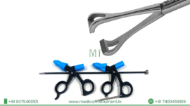 Laparoscopic Babcock grasper forceps 5 mm×330 mm stainless reusable CE certified